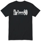 The Queen Just Turned 80 - Funny 80th Birthday T-Shirt Women (czarna, druk lokalny)