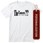 The Queen Just Turned XX - Personalised Age T-Shirt, Birthday Gift for Her