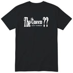 The Queen Just Turned XX - Funny Personalised Birthday T-Shirt Women (czarna, druk lokalny)