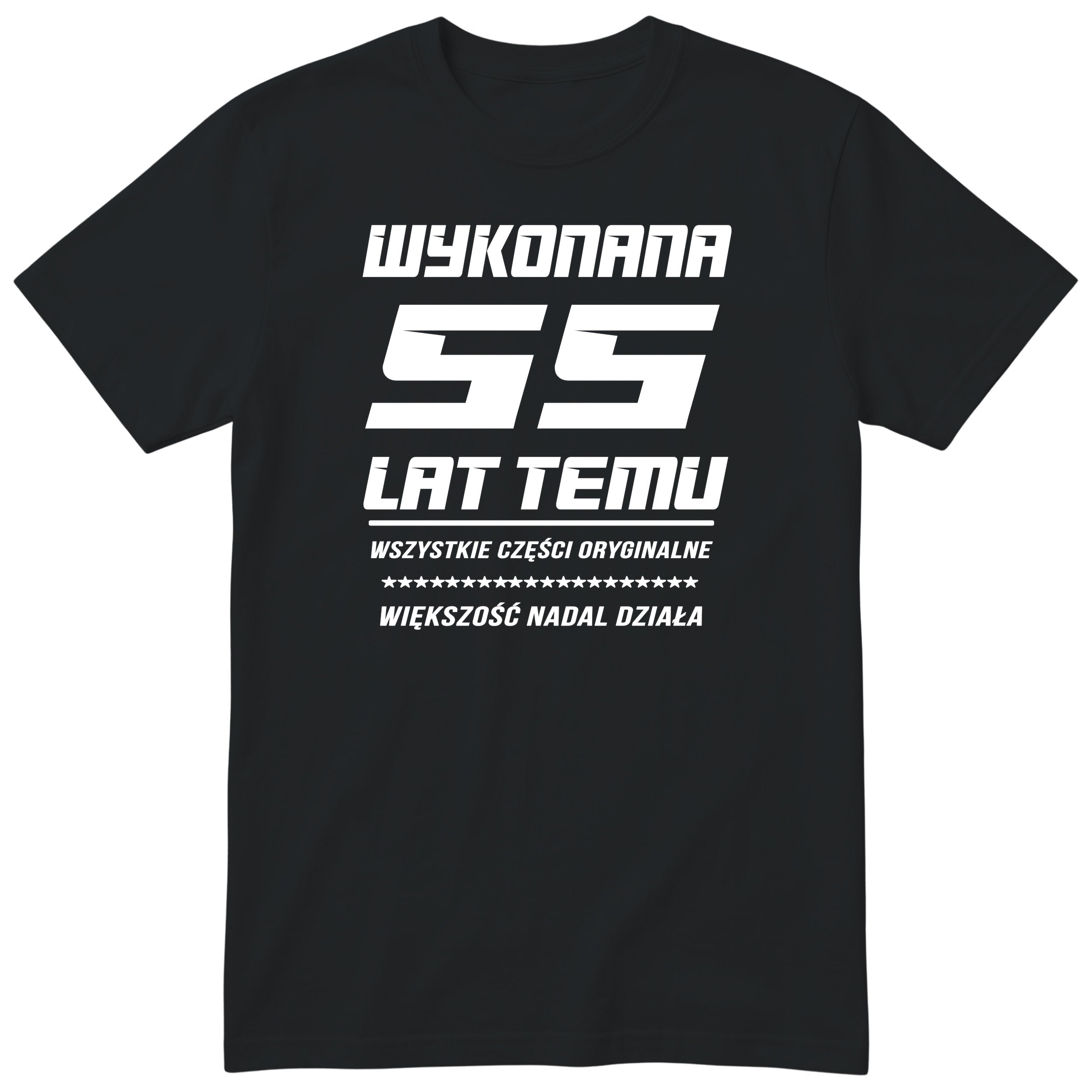 Wykonana 55 Lat Temu - Śmieszna Koszulka Urodzinowa Polish 55th Birthday