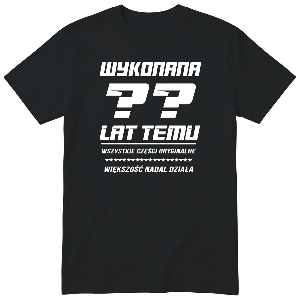 Wykonana XX Lat Temu - czarna