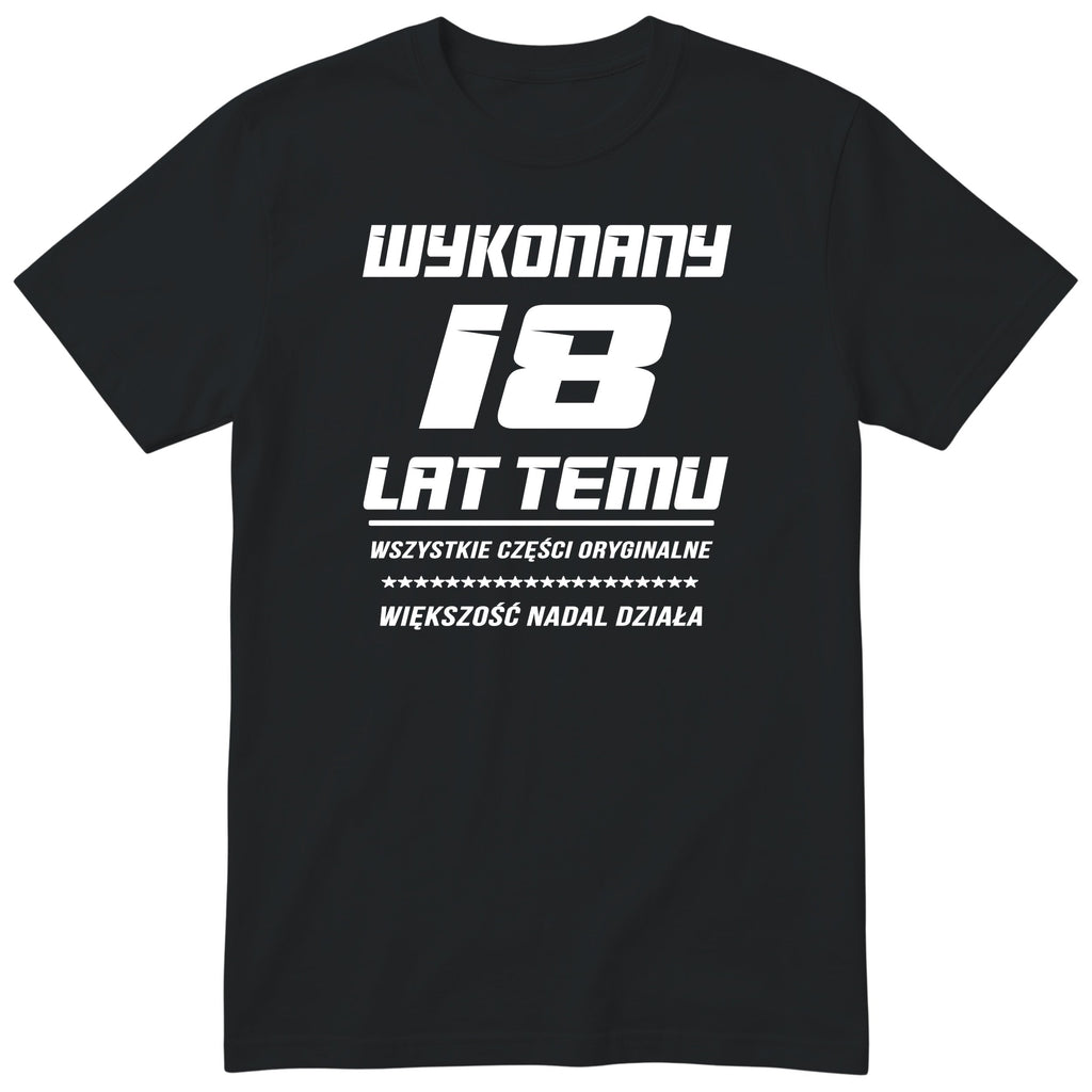 Wykonany 18 Lat Temu - czarna