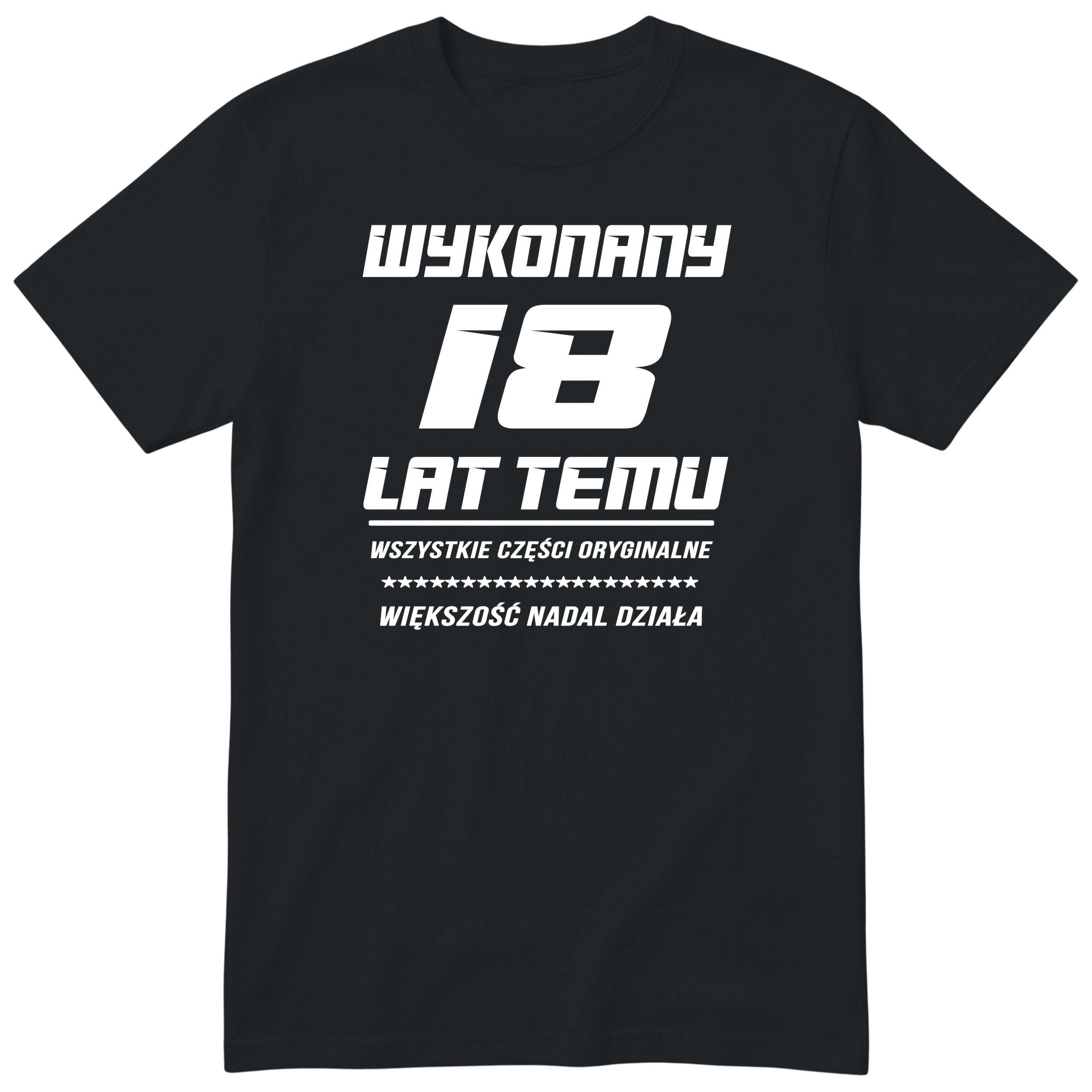 Wykonany 18 Lat Temu - czarna