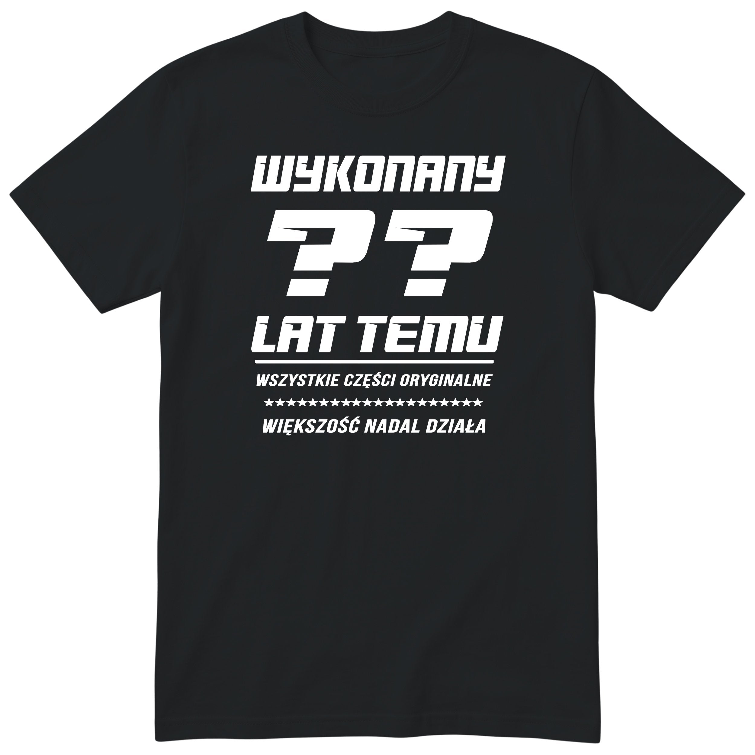 Wykonany XX Lat Temu - czarna