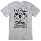 Koszulka Legenda 18 Lat - szara