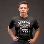 Born in 1976 Legend 50 Years - 50th Birthday Shirt for Him - lifestyle photo 2 of 4