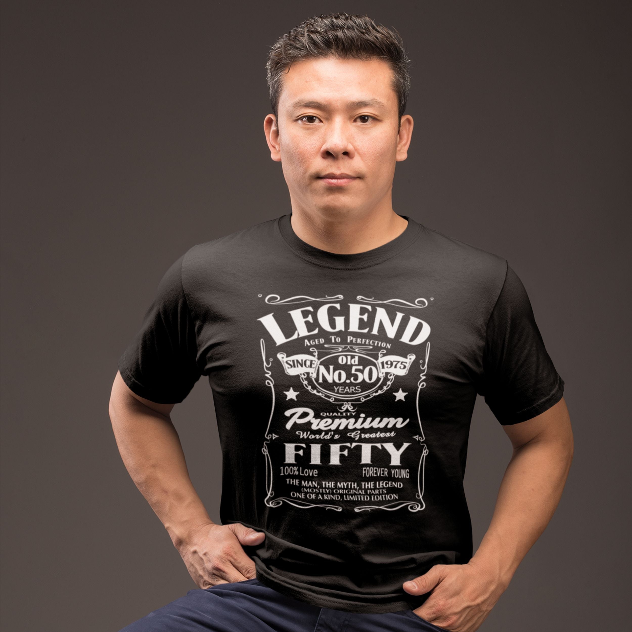 Born in 1976 Legend 50 Years - 50th Birthday Shirt for Him - lifestyle photo 2 of 4
