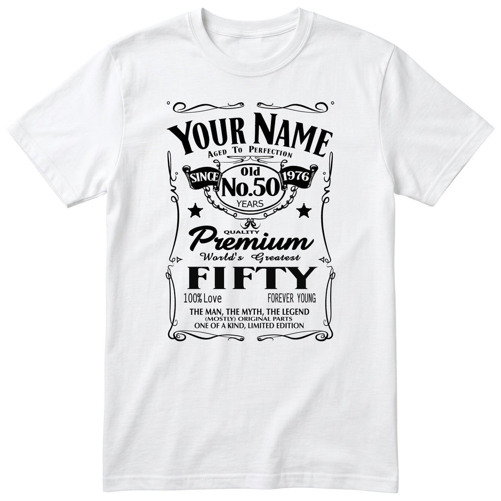 Legend 50th Birthday T-Shirt Men - White