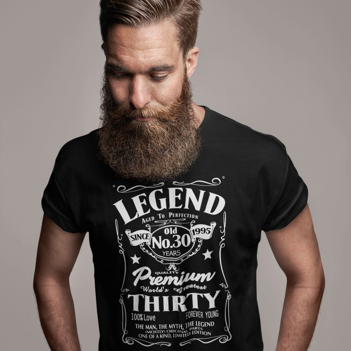 Born in 1996 Legend 30 Years - 30th Birthday Shirt for Him - lifestyle photo 2 of 4