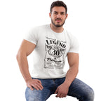 Real Hero 30 Birthday Shirt for Him - Legend Retro Label Tee - lifestyle photo 2 of 3