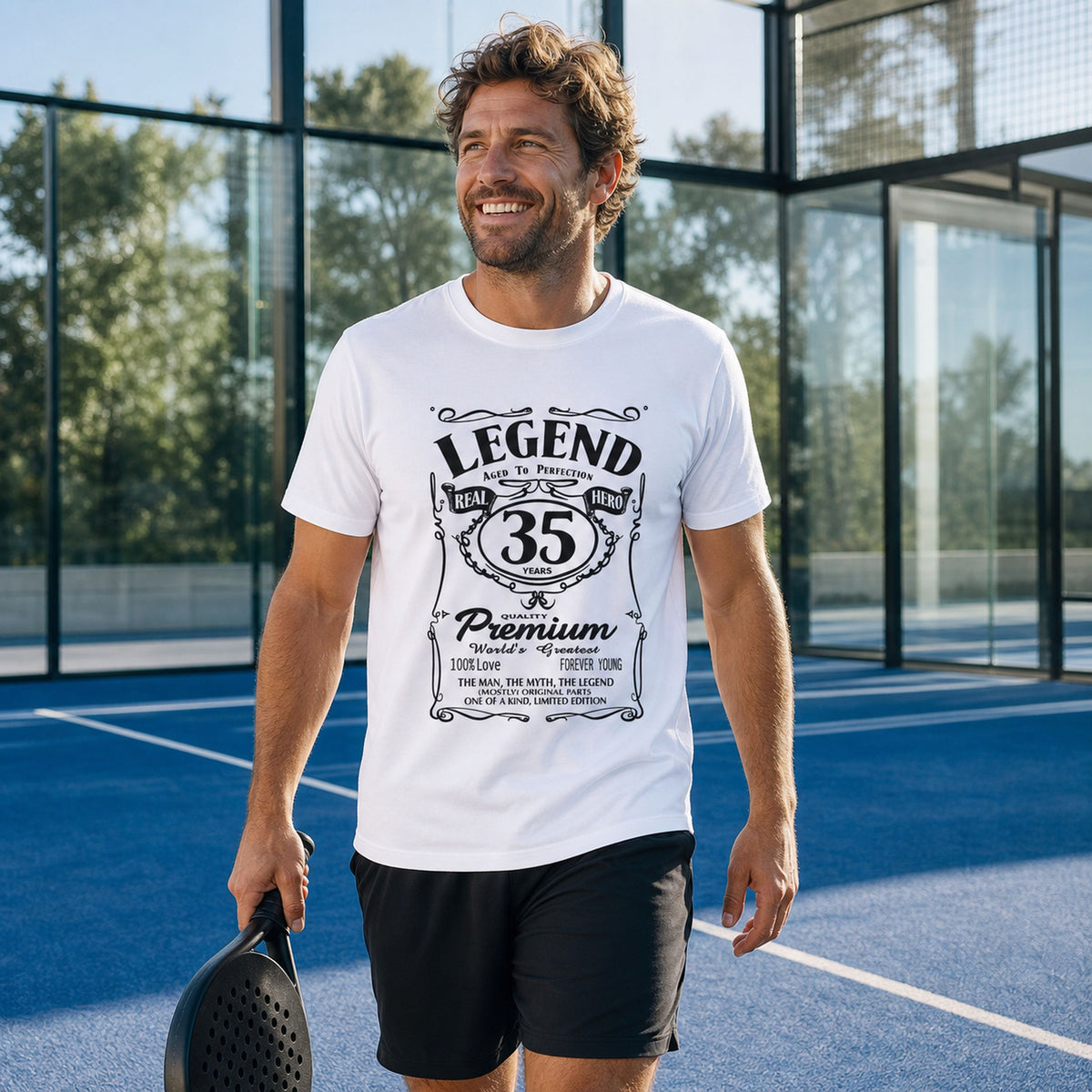 Koszulka na 35 Urodziny dla Niego - Legend Retro Label