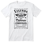 Legenda 40 Lat Koszulka - Polish 40th Birthday Gift T-Shirt Men 1986