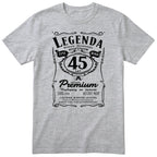 Koszulka Legenda 45 Lat - szara