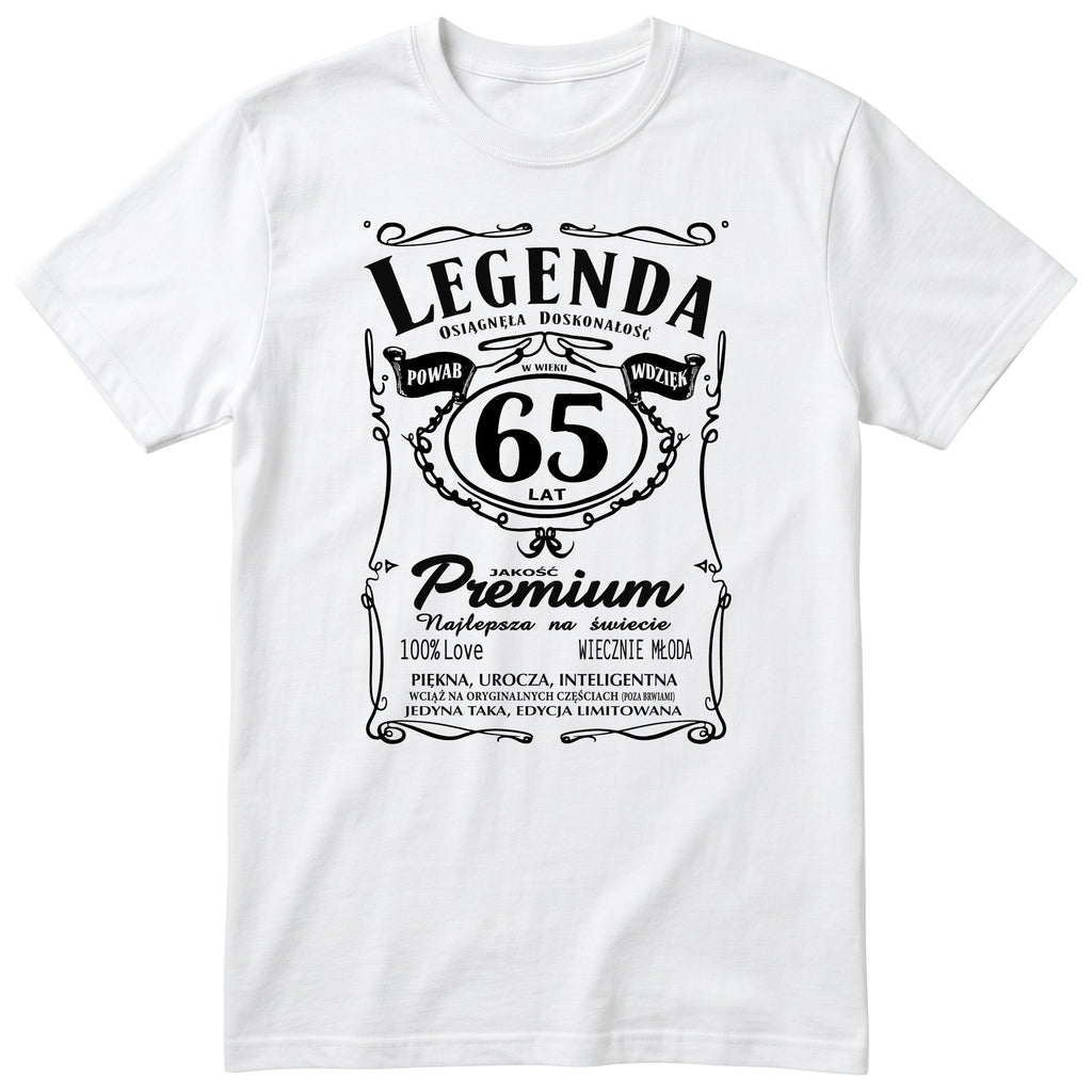 Legenda 65 Lat - Koszulka Urodzinowa Polish Birthday Gift for Her