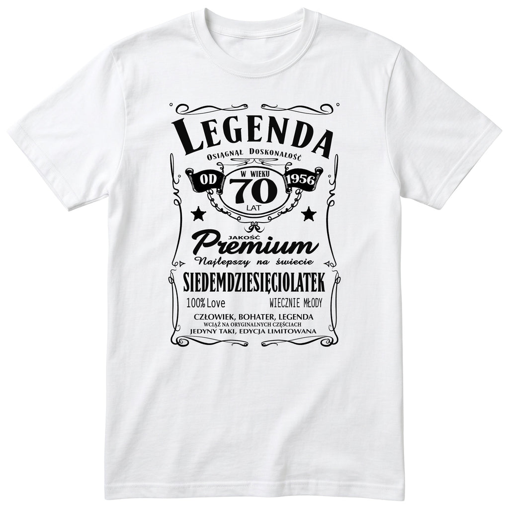 Legenda 70 Lat Koszulka - Polish 70th Birthday Gift T-Shirt Men 1956