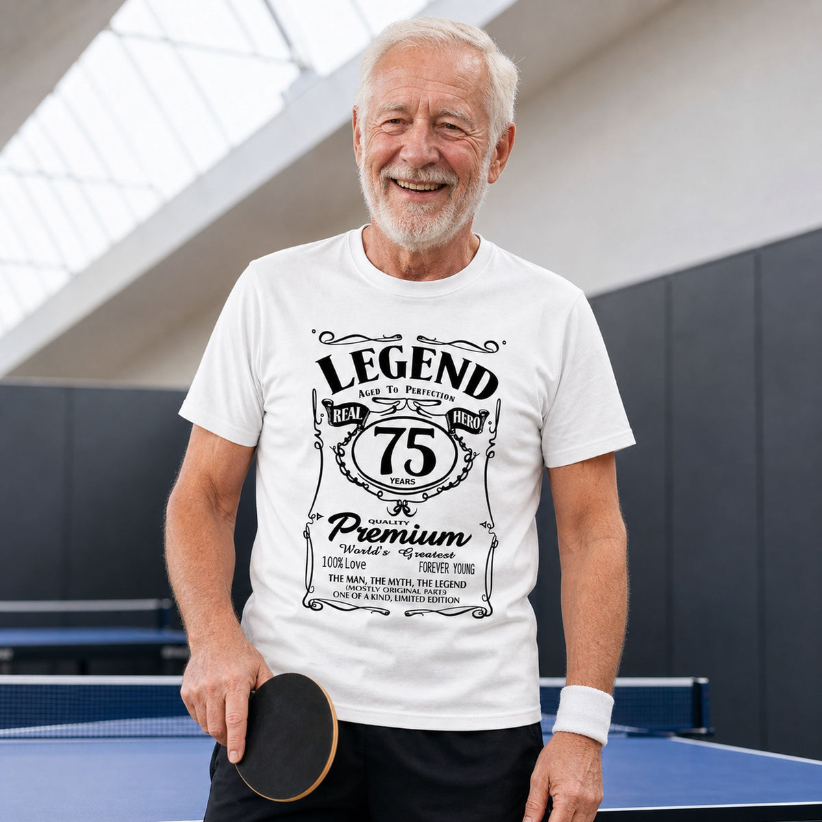 Koszulka na 75 Urodziny dla Niego - Legend Retro Label