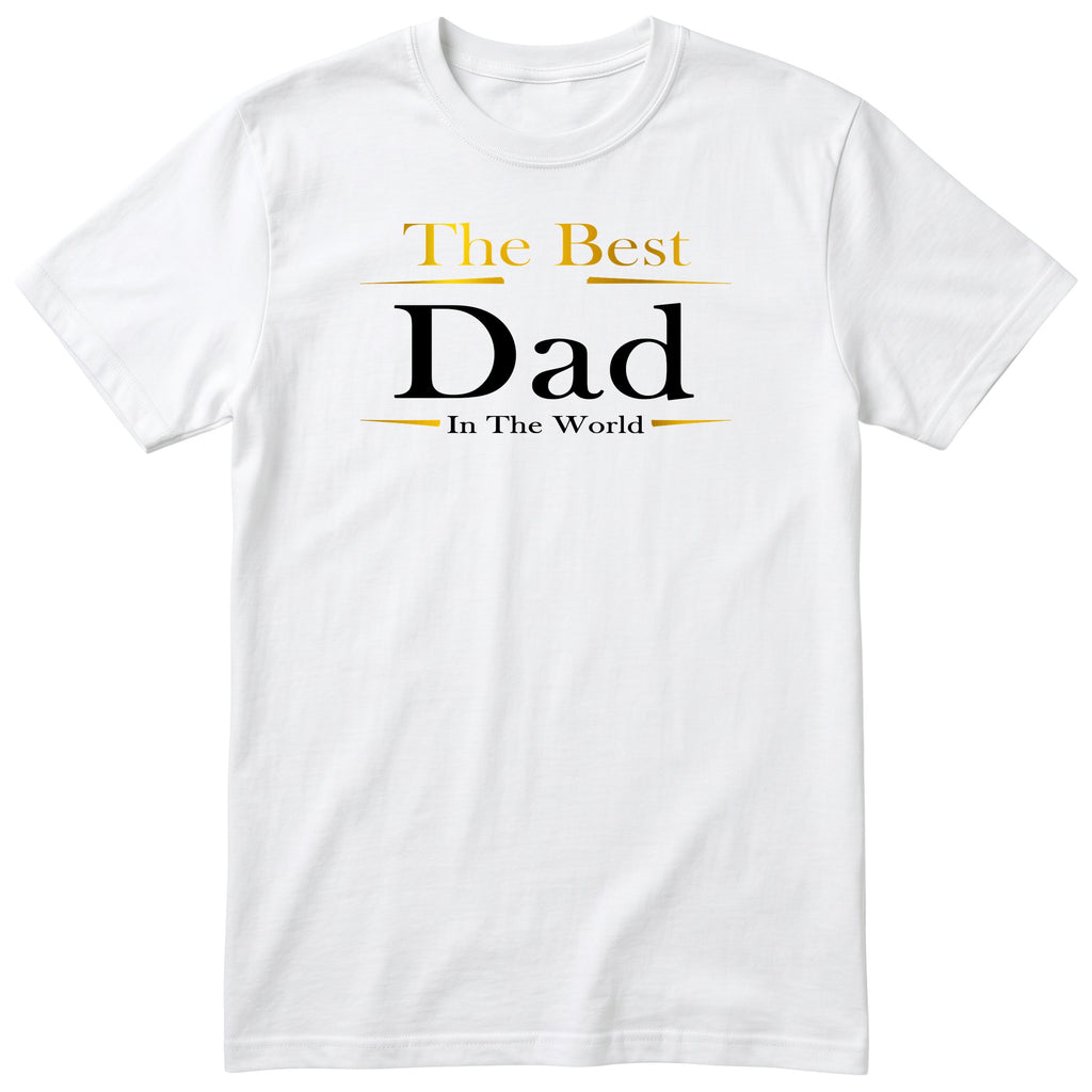 Best Dad in the World Exclusive T-Shirt - White