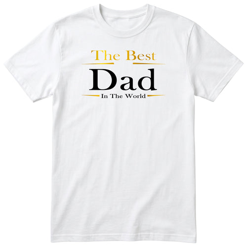 Best Dad in the World Exclusive T-Shirt - White