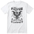 Best Father Super Dad Eagle T-Shirt - White