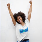 Best Mum Ever Blue - Mother's Day T-Shirt for Her - lifestyle photo 2 of 4