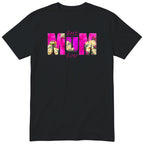 Best Mum Ever Pink Floral - Black