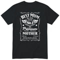 Best Mum Vintage Label - Black