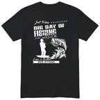 Big Day of Fishing angler tee black