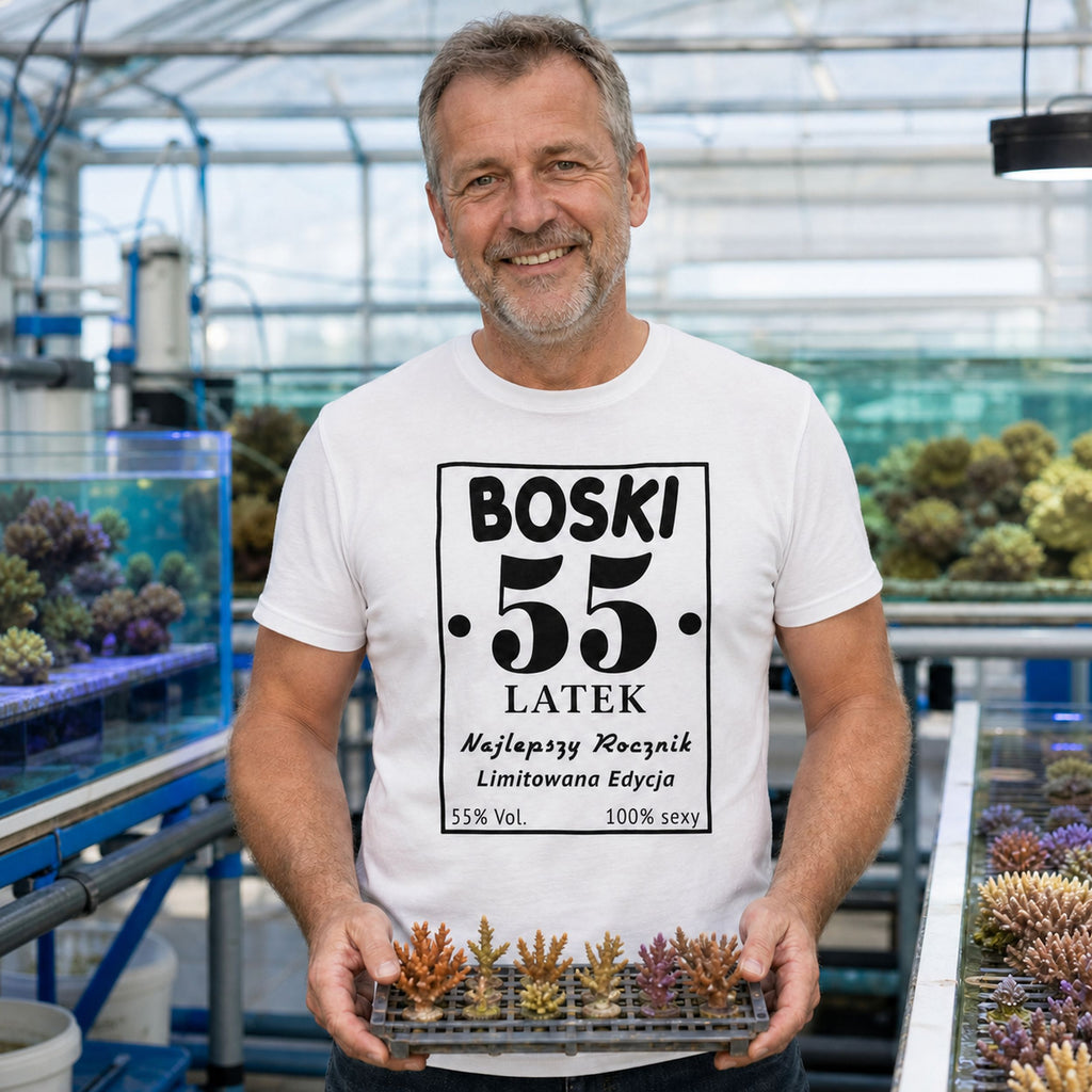 BOSKI 55 LATEK - Koszulka na 55 Urodziny dla Niego, Prezent