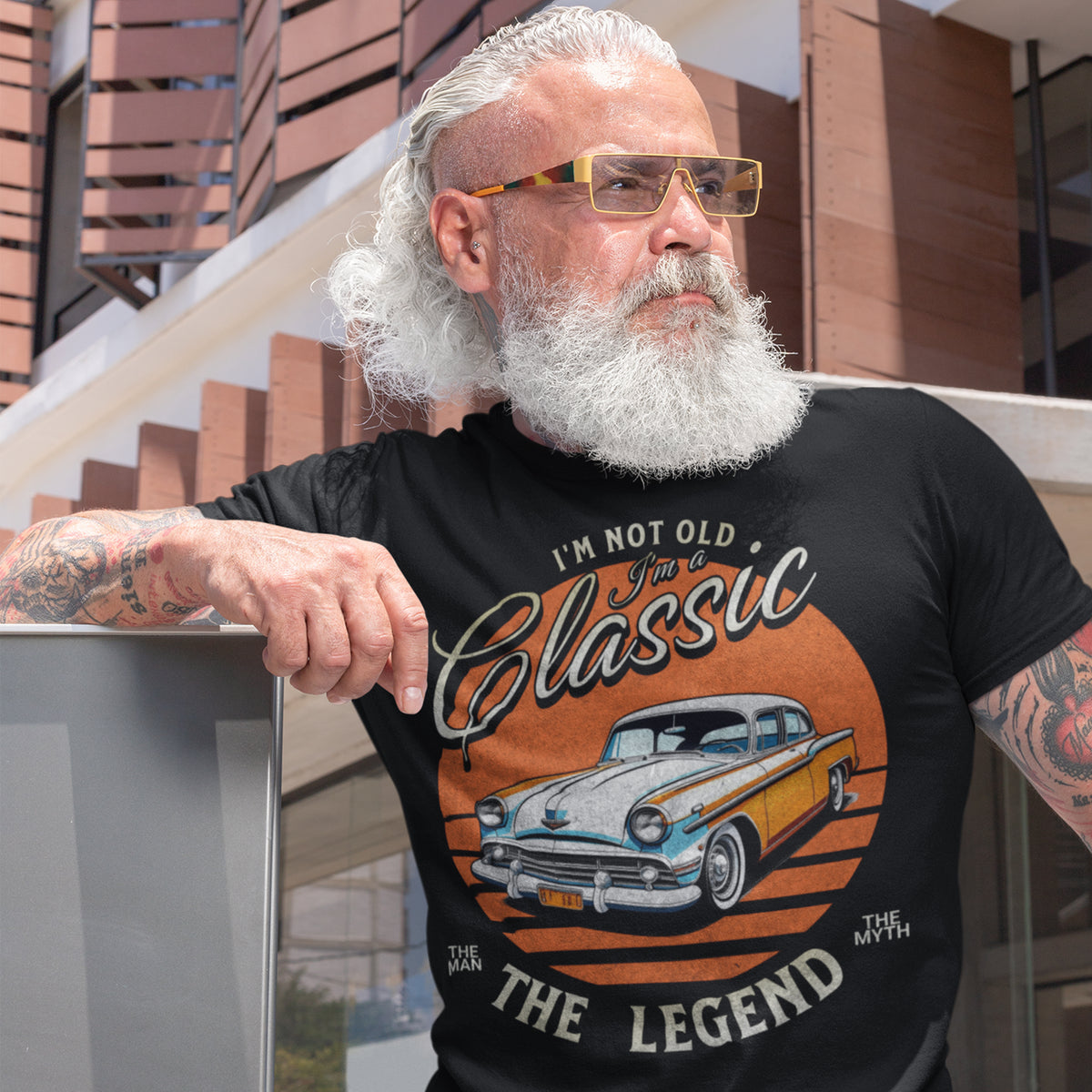I'm Not Old I'm a Classic - Koszulka Urodzinowa z Klasycznym Autem
