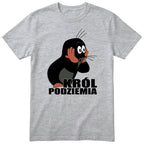 Krecik Krol Podziemia koszulka szara