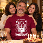 Life Begins At Fifty - Koszulka na 50 Urodziny dla Niego