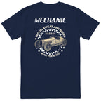 Mechanic Blood Sweat and Beers Garage tee navy back