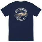 Blood Sweat and Beers Garage tee navy back