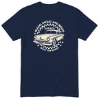 Built for Speed garage tee navy front