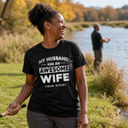 Koszulka dla Żony - My Husband Has An Awesome Wife | Od Męża