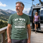 Koszulka dla Męża - My Wife Has An Awesome Husband | Od Żony