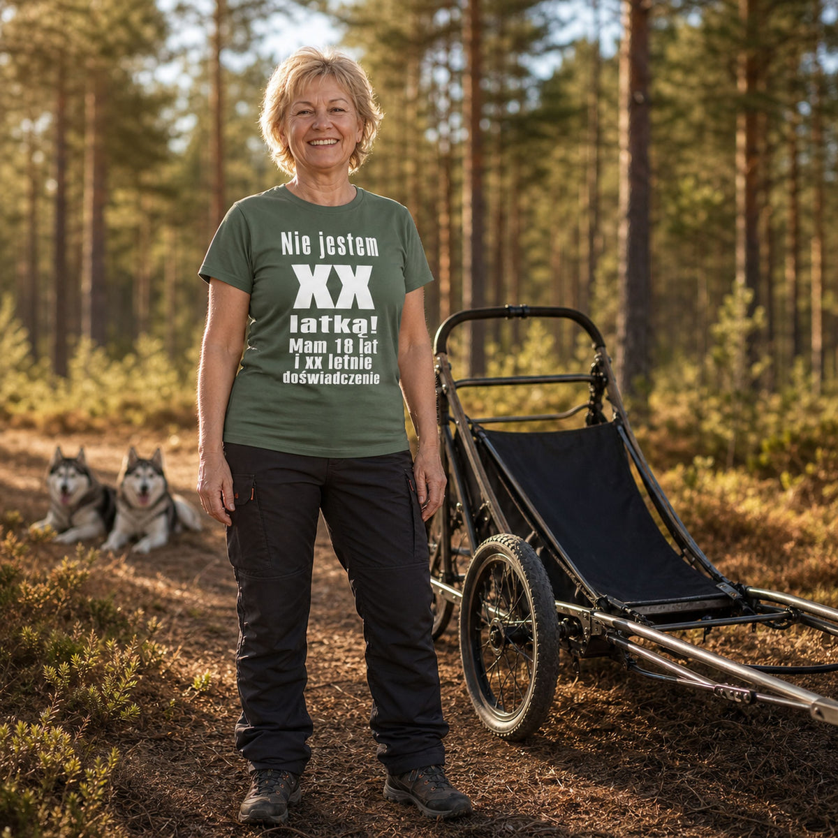 NIE JESTEM XX LATKĄ - Personalizowana Koszulka Urodzinowa dla Niej