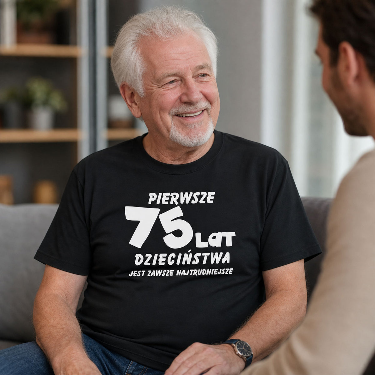 Koszulka na 75 Urodziny - Pierwsze 75 Lat Dzieciństwa