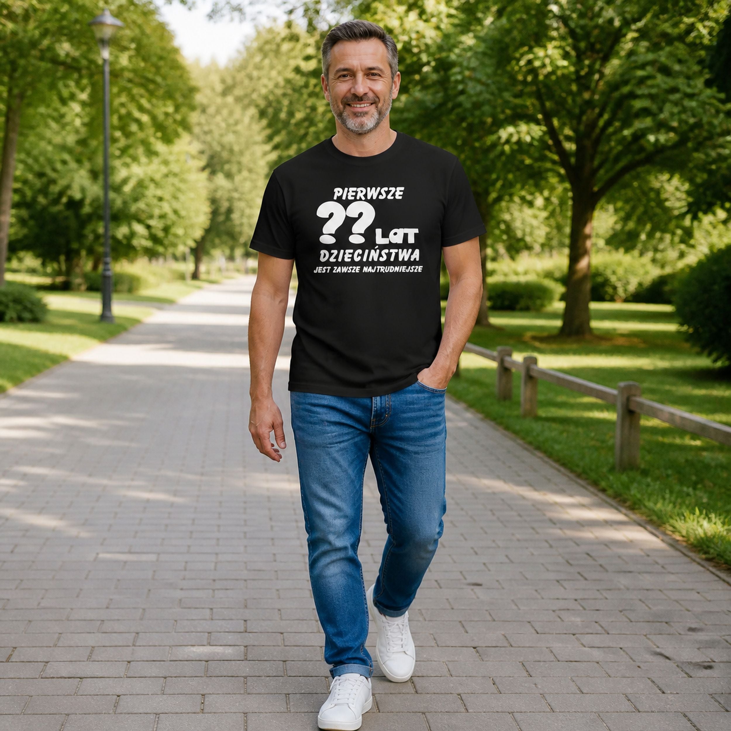 Koszulka Personalizowana na Urodziny - Pierwsze Lata Dzieciństwa