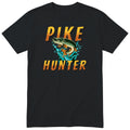 Pike Hunter Fishing T-Shirt - Gift for Anglers | Fisherman Tee - Black