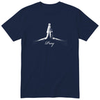 Pray T-Shirt | Prayer Hands Faith Design | Christian Gift - Navy