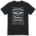 Koszulka czarna - Super Mama No.1
