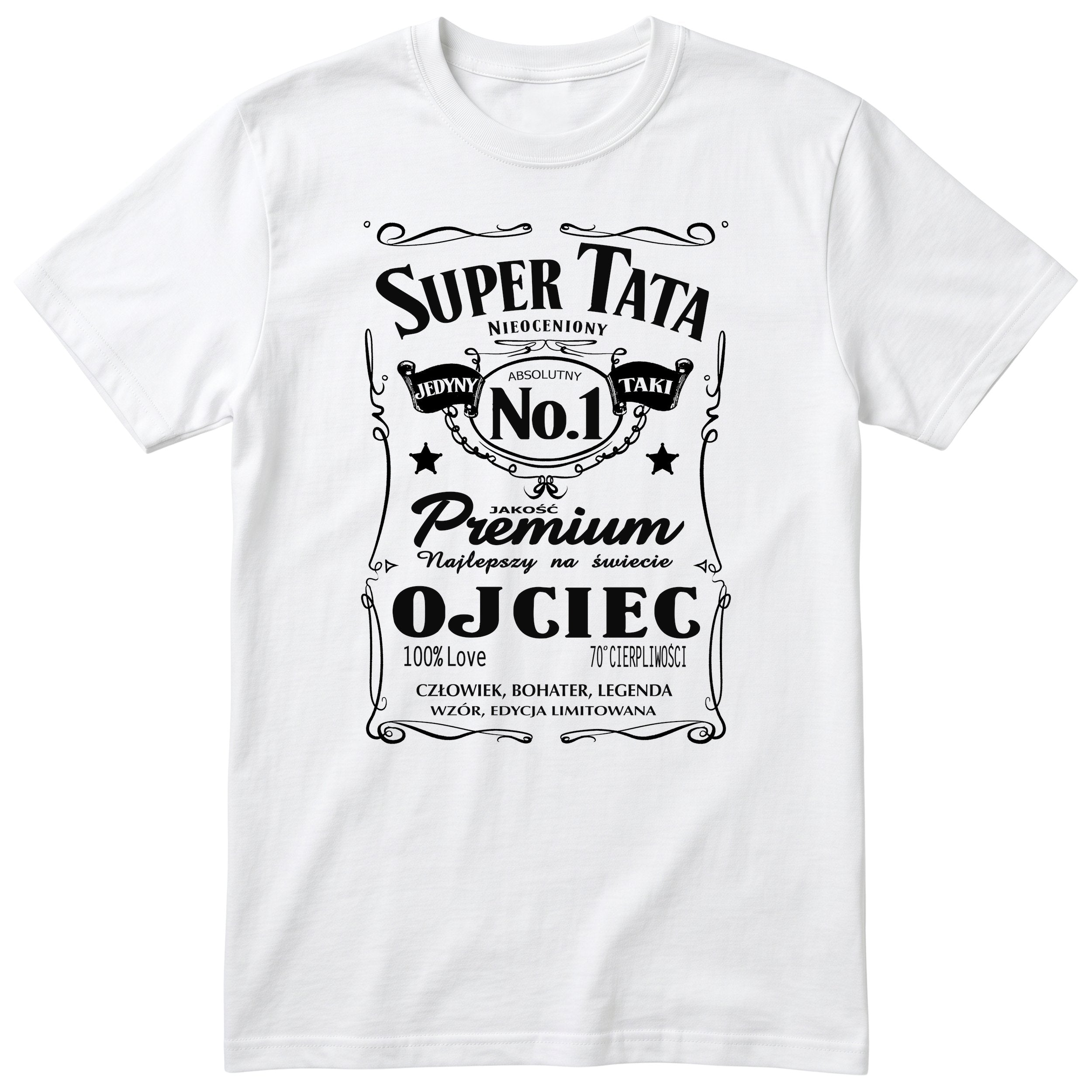 Super Tata Ojciec Whisky - White