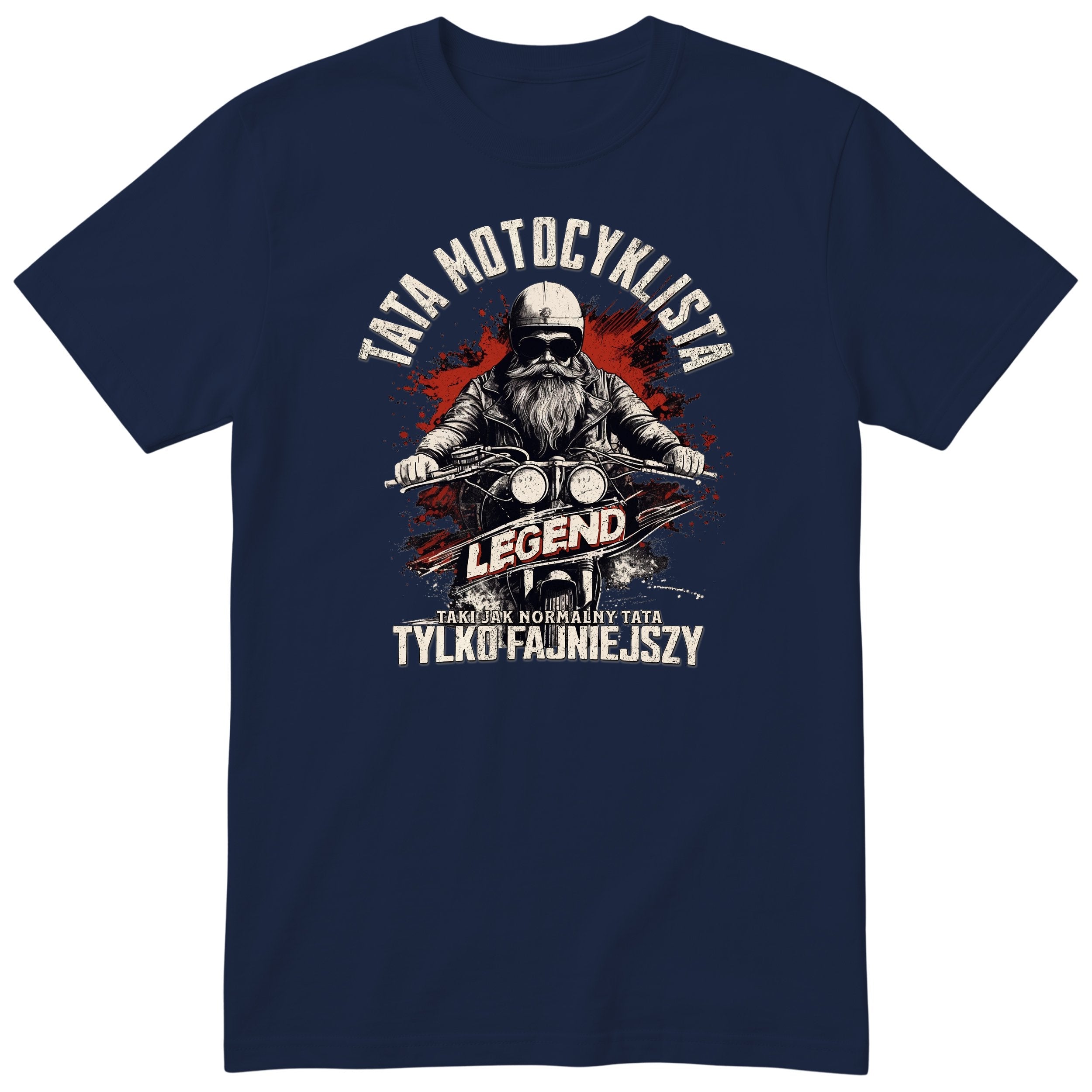 Tata Motocyklista Czerwony - Navy