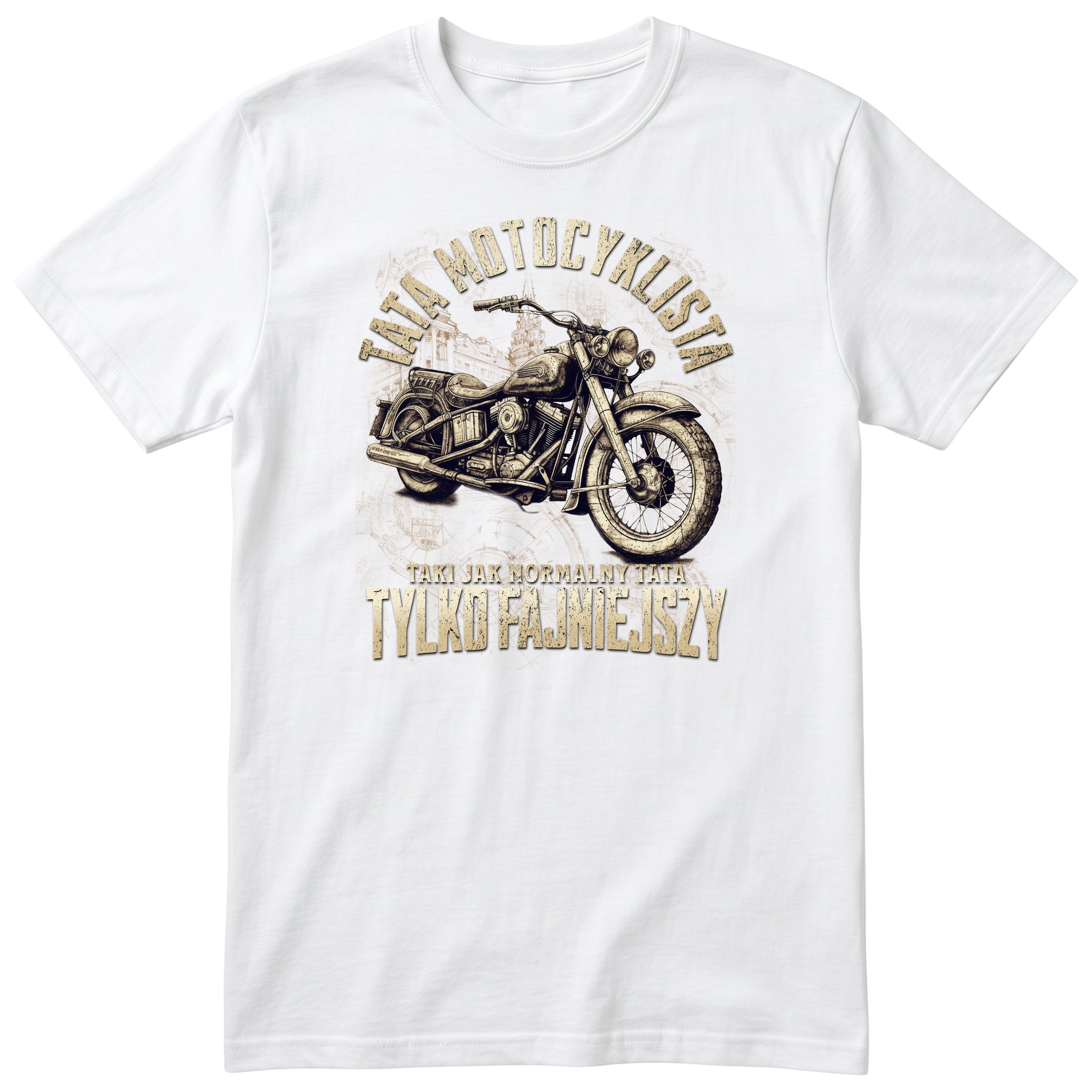 Tata Motocyklista Vintage - White