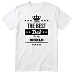 The Best Dad in the World T-Shirt - White
