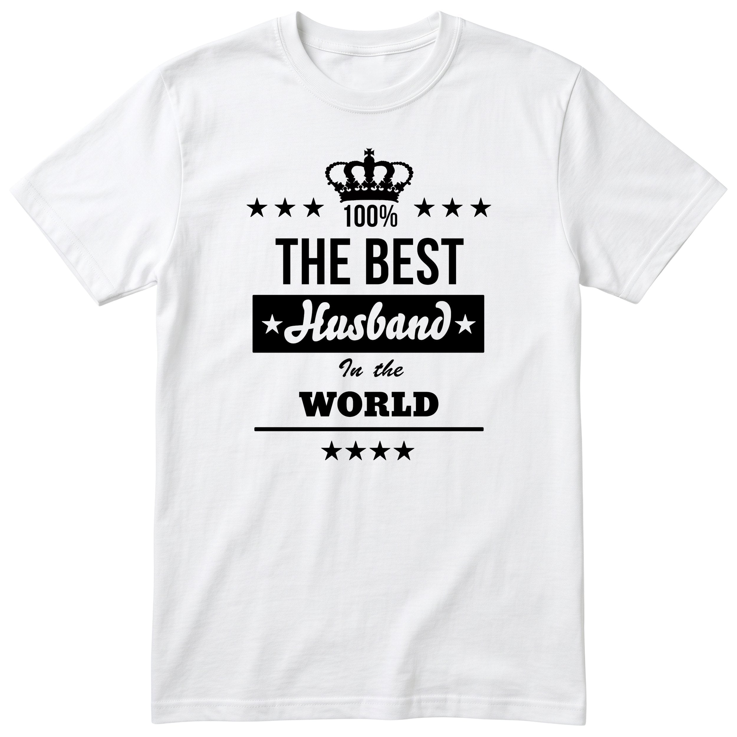 The Best Husband In The World t-shirt - white, anniversary gift