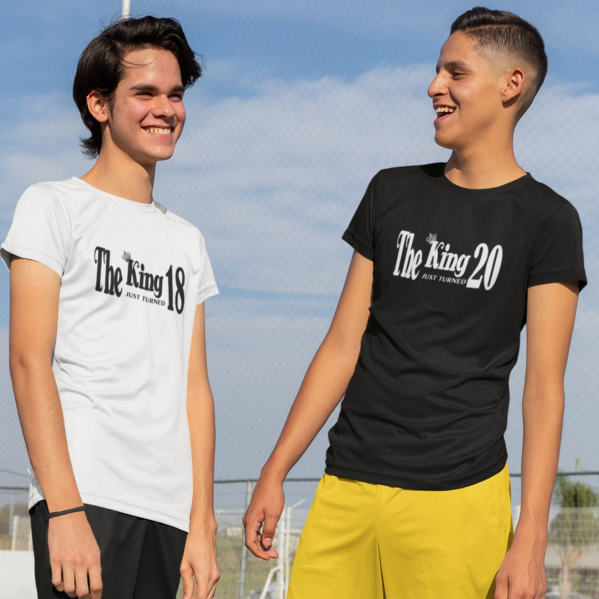 The King Just Turned 20 - 20th Birthday Shirt for Him - lifestyle photo 2 of 4