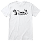 The Queen Just Turned 35 t-shirt - 35th birthday gift for her - White