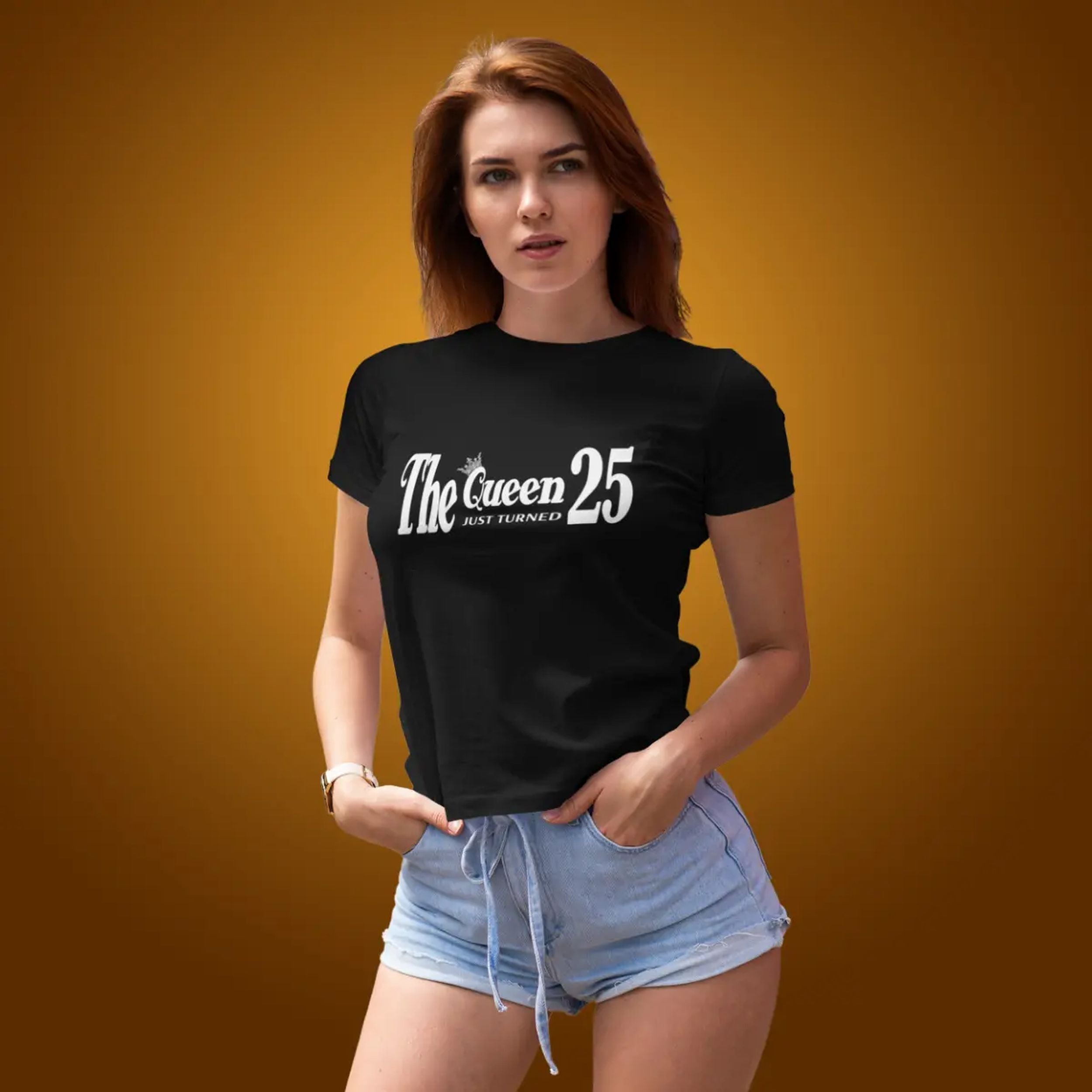 The Queen Just Turned XX - Personalised Birthday Shirt for Her - lifestyle photo 2 of 2